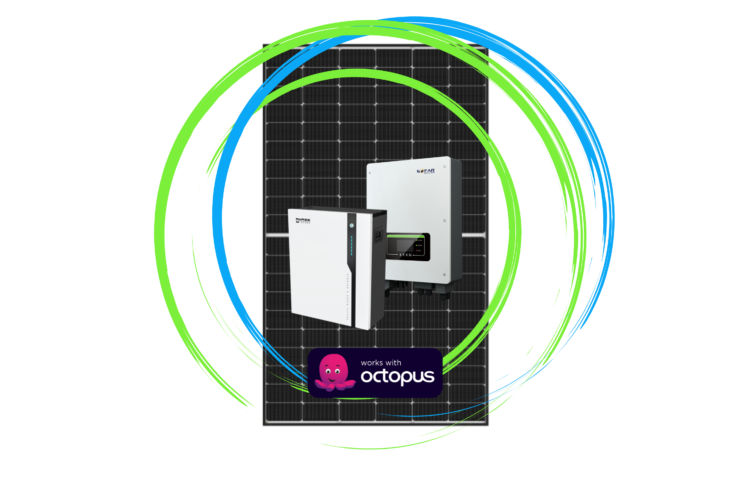 Solar Panel & Battery System Package