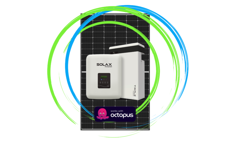 Solar Panel & Battery System Package