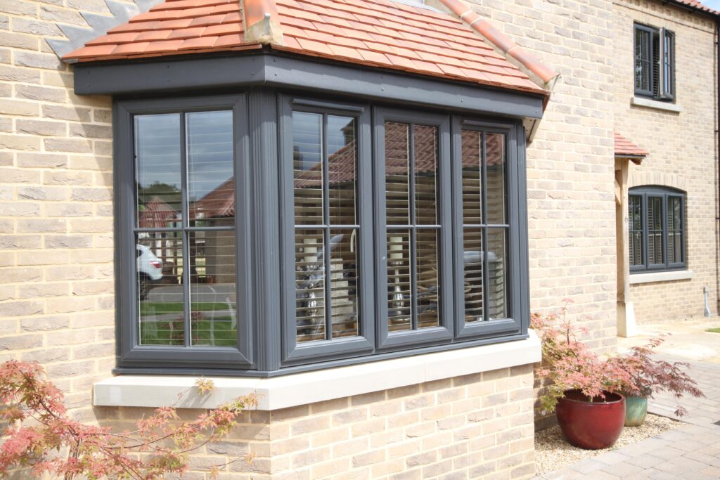 Grey Foil Bay Window Lincoln