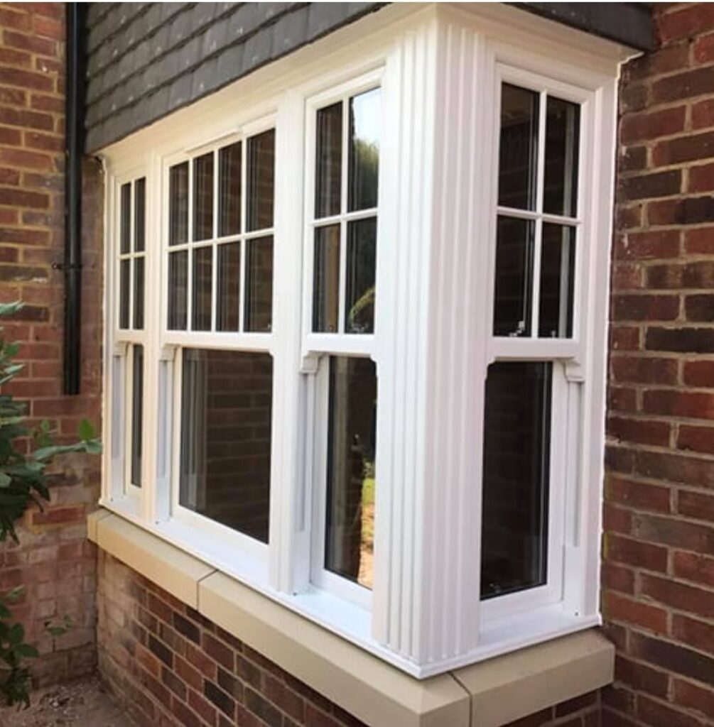 Finished uPVC Sash Horn Casement